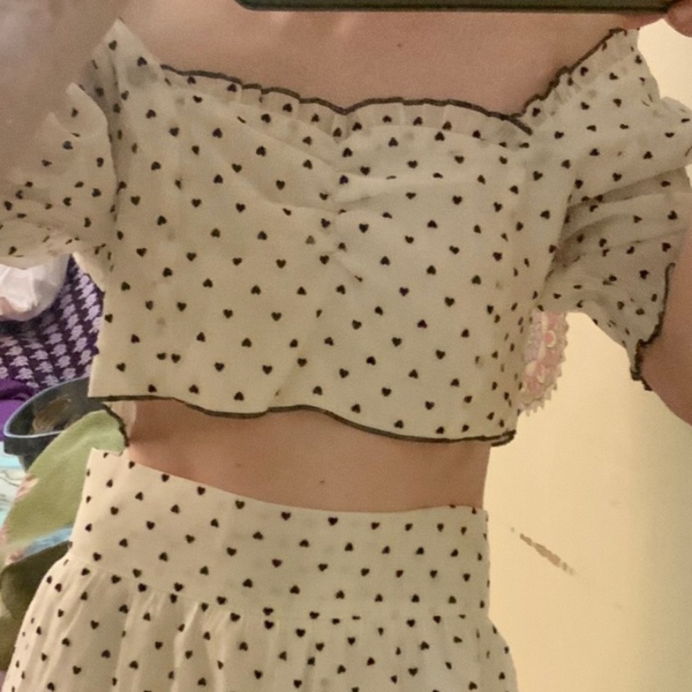 Beautiful set Matching skirt and top size M - Picture 5 of 8